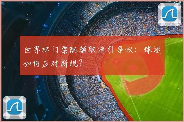 世界杯门票配额取消引争议:球迷如何应对新规?